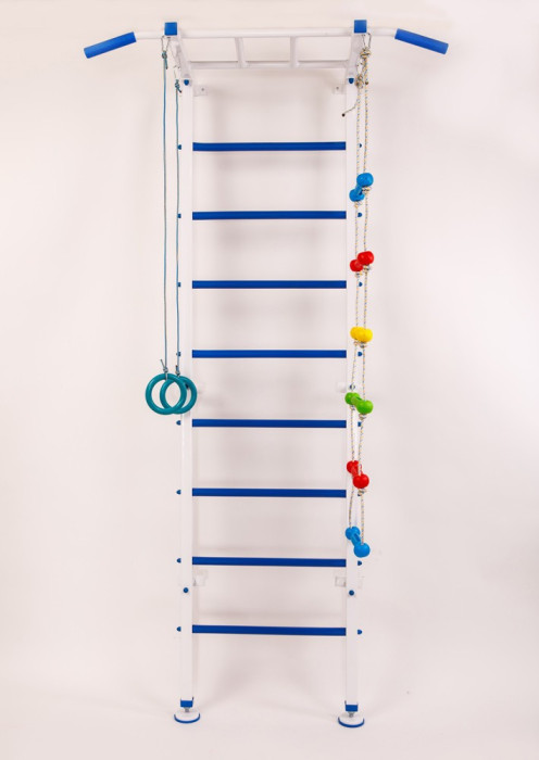 Шведська стінка RN-Sport VERTICAL Kids + Дитячий навісний набір, укр, укр