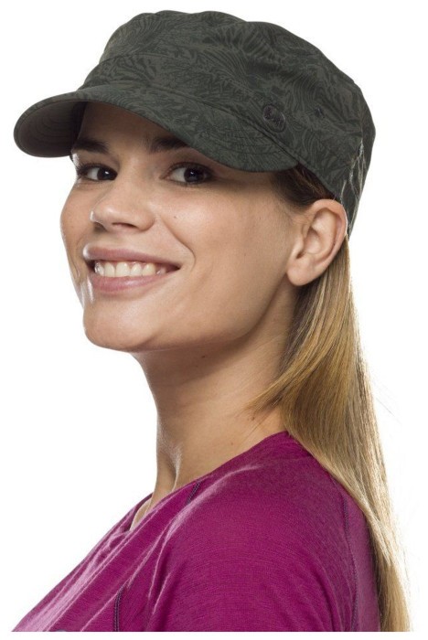 Кепка Buff Military Cap, Checkboard Moss Green - S/M