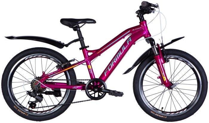 Велосипед AL 20" Formula BLACKWOOD Vbr FR рама-11" малиновый 2025