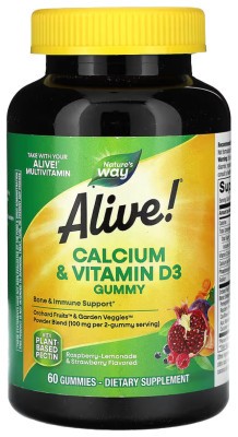 Calcium + D3 Gummy 60 ct (HFS)
