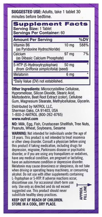 Advanced Sleep Melatonin - 60 tabs