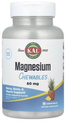 Magnesium Chewables 60mg - 90 chewables