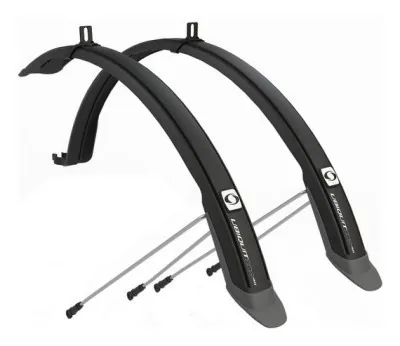 Комплект крыльев 28" SIMPLA Ubiquit SDS 45mm, с брызговиками, черные