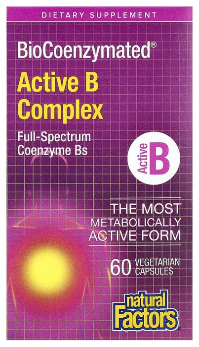 BioCoenzymated Active B Complex - 60 caps