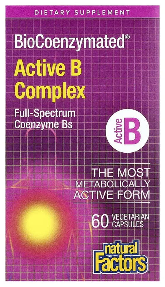 BioCoenzymated Active B Complex - 60 caps (DSN_2023-10-7543)