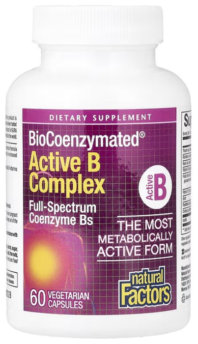 BioCoenzymated Active B Complex - 60 caps
