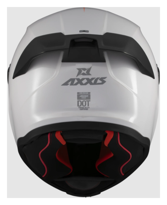 Мотошолом AXXIS FENIX SOLID A0 GLOSS White XL