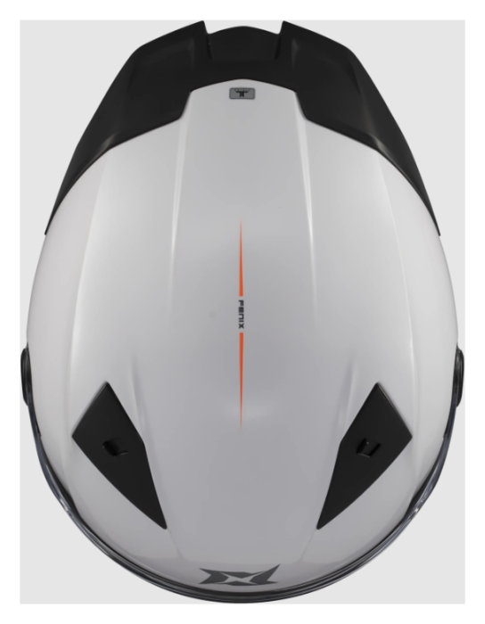 Мотошолом AXXIS FENIX SOLID A0 GLOSS White XL
