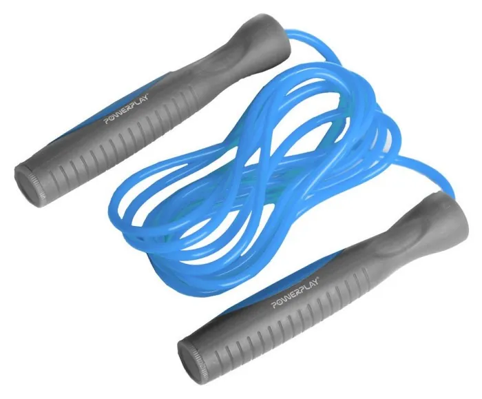 Скакалка PowerPlay 4204 Classic Jump Rope Синя (2,7m.)
