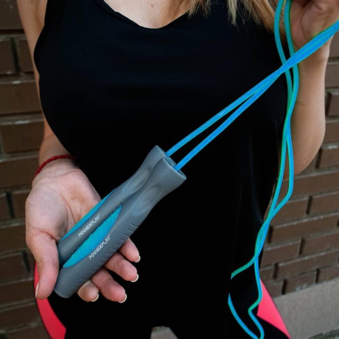 Скакалка PowerPlay 4204 Classic Jump Rope Синя (2,7m.)