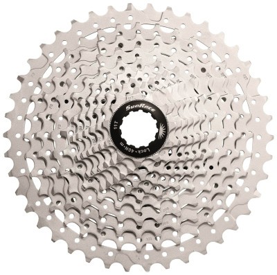 Кассета 11-k 11-51T SUN RACE MS8 MTB, алюминиевый паук, Metallic Silver