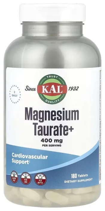 Magnesium Taurate 400mg - 180 tabs (Поврежденная банка)