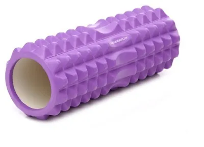 Массажный ролик (роллер) PowerPlay 4405 EVA Massage Roller Фиолетовый (33x12см.)