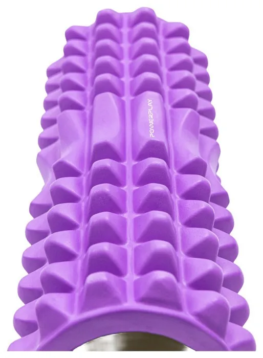 Массажный ролик (роллер) PowerPlay 4405 EVA Massage Roller Фиолетовый (33x12см.)
