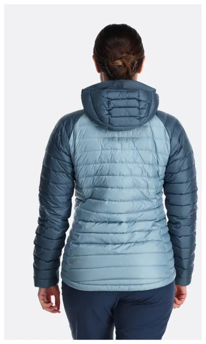 Жіночий легкий пуховик Rab Microlight Alpine Jacket Wmns, Tempest Blue