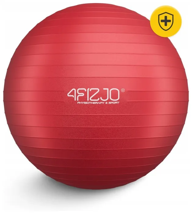 Мяч для фитнеса (фитбол) 4FIZJO 55 см Anti-Burst Red (P-5907222931509)