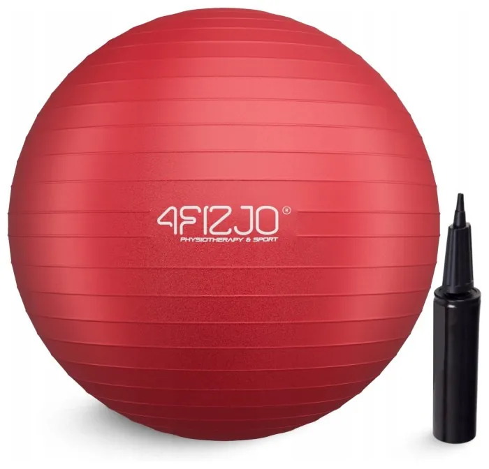 Мяч для фитнеса (фитбол) 4FIZJO 55 см Anti-Burst Red (P-5907222931509)