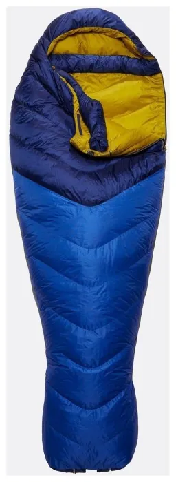 Спальный мешок Rab Neutrino 400 Regular, (-7°C), 185 см - Left Zip, Nightfall Blue