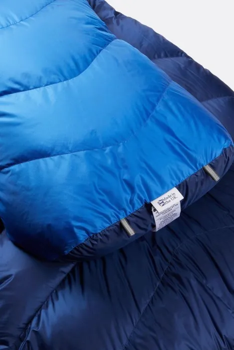 Спальный мешок Rab Neutrino 400 Regular, (-7°C), 185 см - Left Zip, Nightfall Blue
