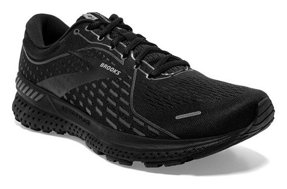 Кросівки чоловічі Brooks ADRENALINE GTS 21 M 42.5 (9.0US) 020 Black/black/ebony (1103491D020), укр