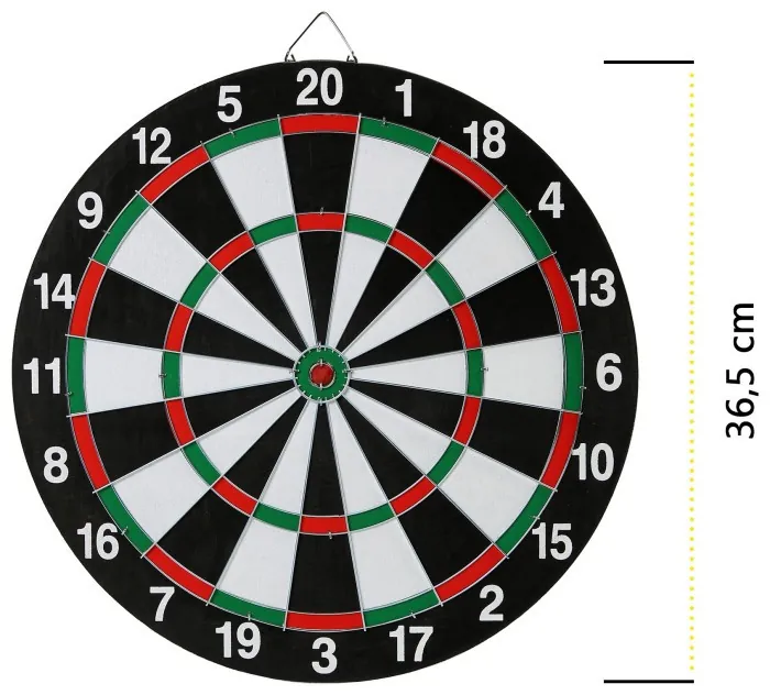 Дартс классический Cornix Dartboard Game 2 в 1 36.5 см + 2 комплекта дротиков XR-0391