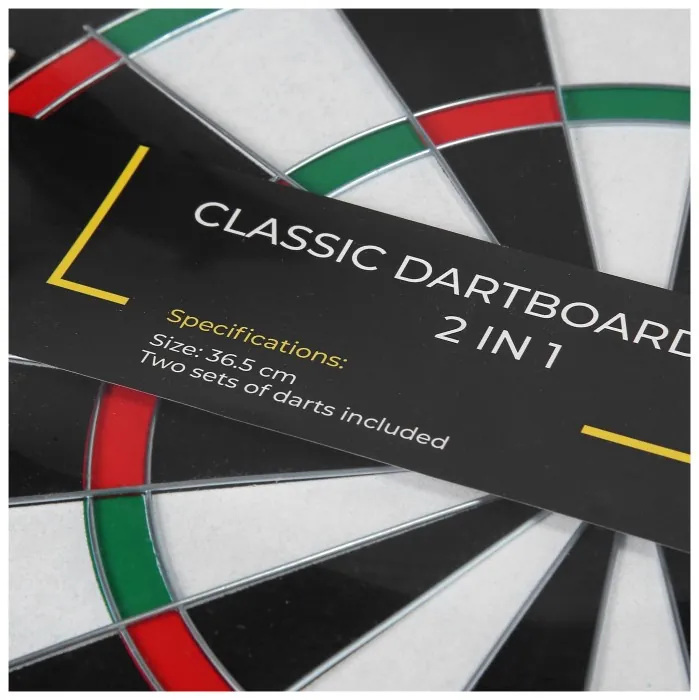 Дартс классический Cornix Dartboard Game 2 в 1 36.5 см + 2 комплекта дротиков XR-0391