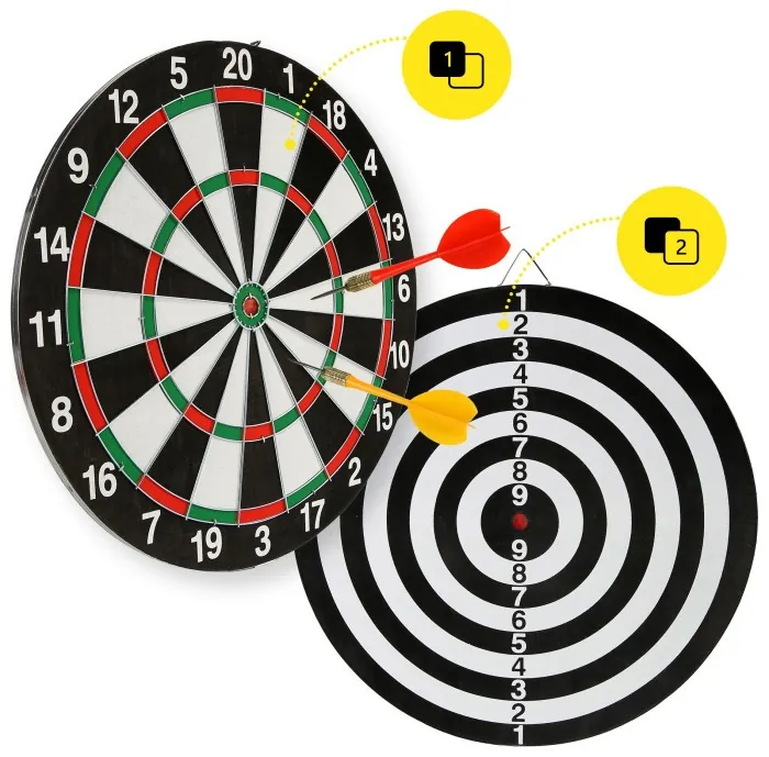 Дартс классический Cornix Dartboard Game 2 в 1 36.5 см + 2 комплекта дротиков XR-0391