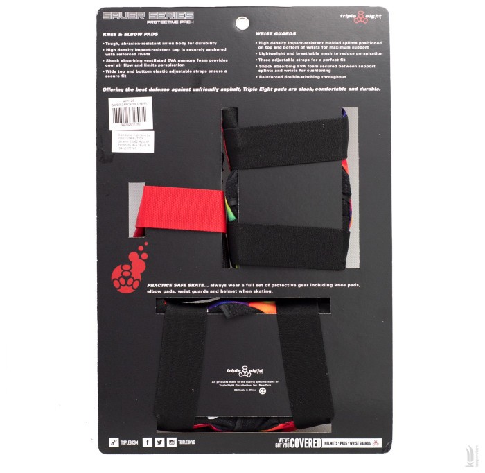 Комплект захисту Triple8 Saver Series 3-Pack Tie Dye