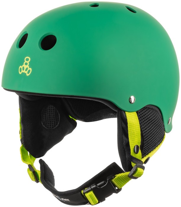 Шолом Triple8 Old School Snow Kelly Rubber Green