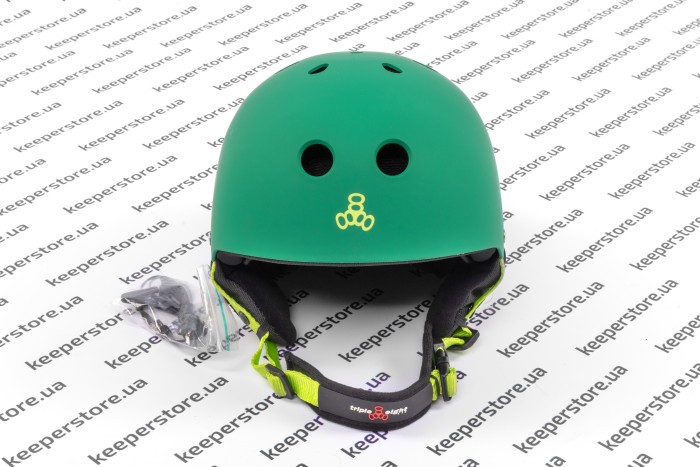 Шолом Triple8 Old School Snow Kelly Rubber Green