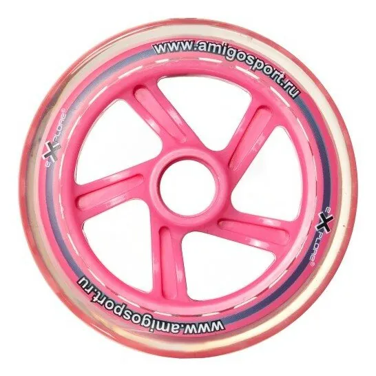 Колеса Explore для самоката SCOOTER WHEEL 125*24 мм (Червоний)