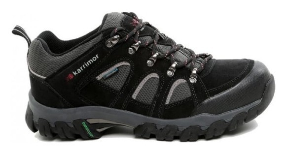 Ботинки трекинговые мужские Karrimor BODMIN LOW 4 WEATHERTITE M 44 (10.0UK) Black sea (K750-BLC)