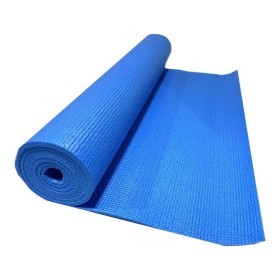 Килимок для йоги та фітнесу Bavar (PVC) 6 mm, блакитний