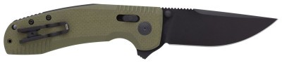 Раскладной нож SOG TAC XR, OD Green/Straight Edge