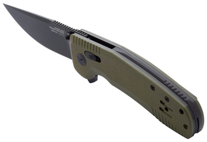 Раскладной нож SOG TAC XR, OD Green/Straight Edge