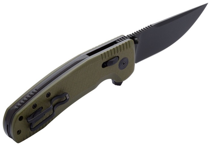 Раскладной нож SOG TAC XR, OD Green/Straight Edge