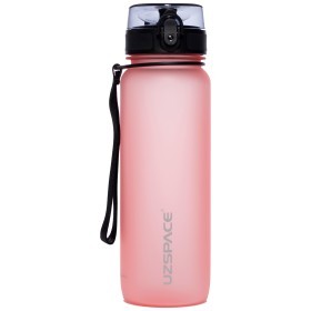 Бутылка для воды UZSPACE Frosted 800 мл, кораллово розовый