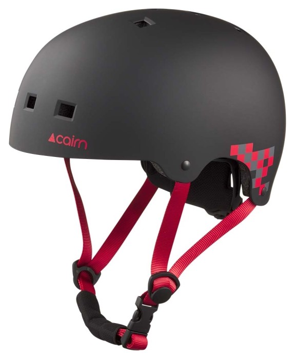 Велошолом Cairn Eon Jr mat black-red, укр, укр