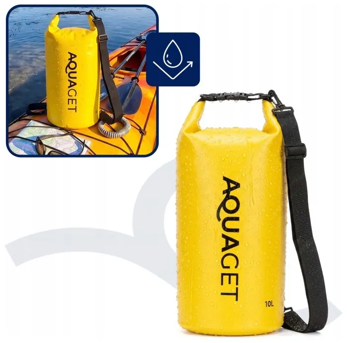Гермомешок Aquaget 10 л водозащитный AQ0022 Yellow