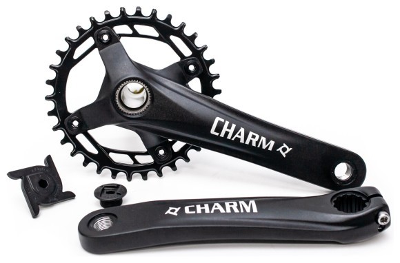 Шатун алюм. L175мм 34T PROWHEEL CHARM-34T-TT без каретки, с интегр.осью