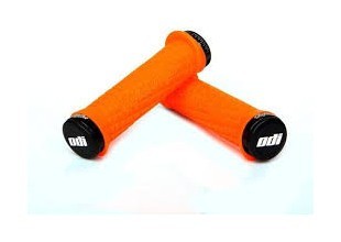 Гріпси ODI Troy Lee Designs Signature  MTB Lock-On Bonus Pack Orange w/ Black Clamps (помаранчеві з чорними замками)