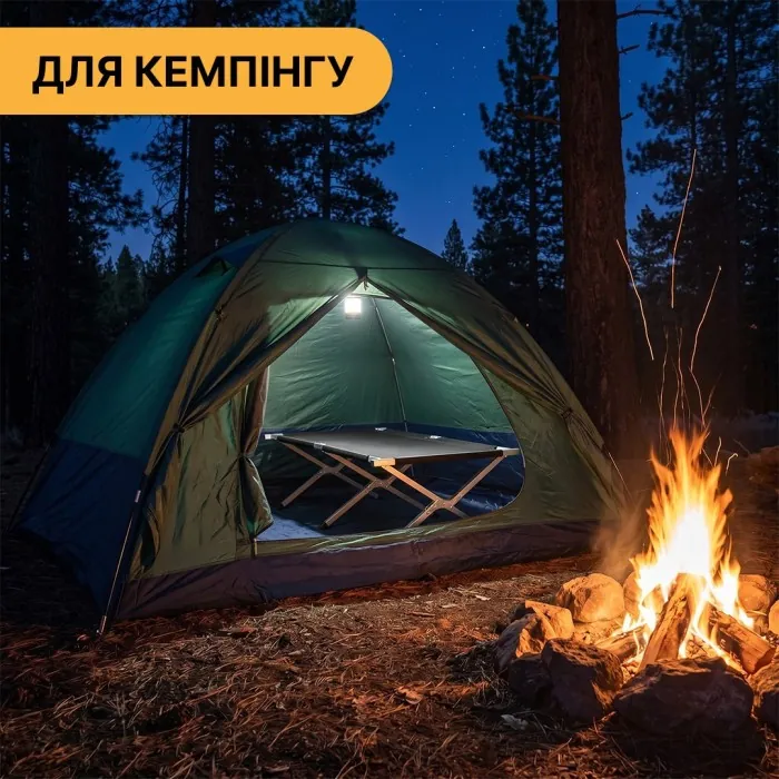 Армійська похідна розкладачка LEOBRO до 150 кг Чорна (LB-MC-B1-BLK)