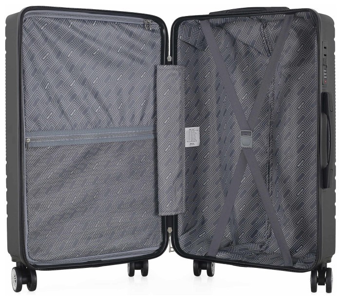 Валіза Semi Line 24" (M) Black (T5789-2)