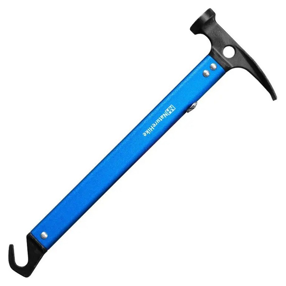 Молоток кемпінговий Naturehike NH15A010-I, алюміній, блакитний, укр, укр