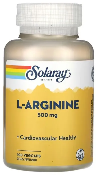 L-Arginine Free Form 500mg - 100 vcaps