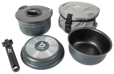 Набір посуду Bo-Camp Trekking 5 Pieces Anthracite (2300351)
