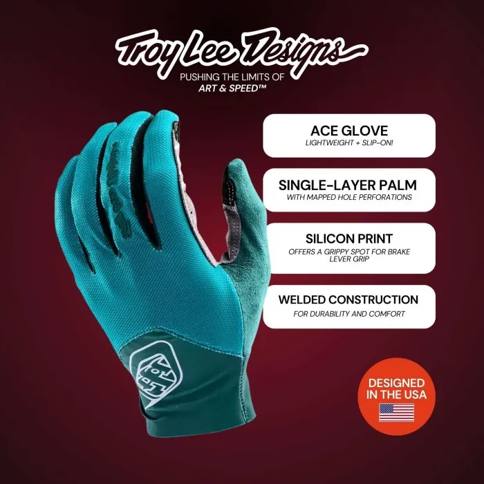 Вело перчатки TLD ACE GLOVE; SOLID [BLUE] XL