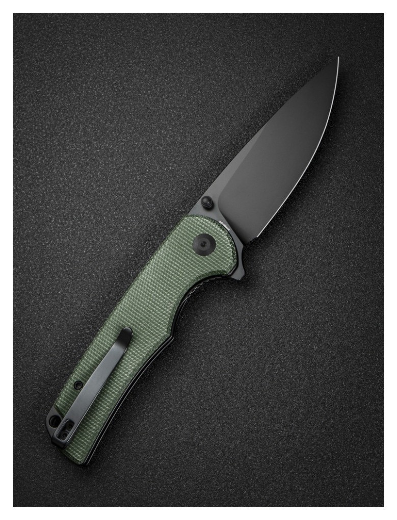 Ніж складаний туристичний Sencut Praktisk, (9.1 см) 9Cr18MoV / Micarta темно-зелений, укр, укр