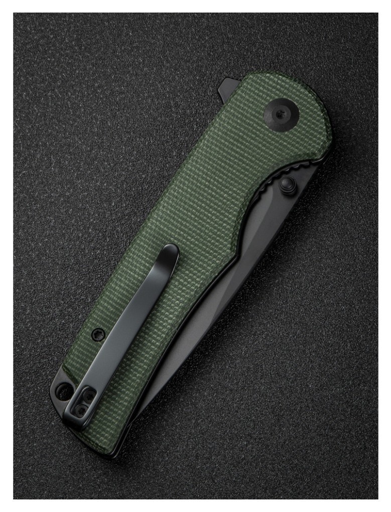 Ніж складаний туристичний Sencut Praktisk, (9.1 см) 9Cr18MoV / Micarta темно-зелений, укр, укр