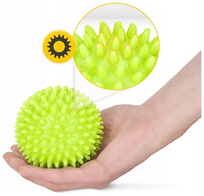 Масажний м'яч з шипами 4FIZJO Spike Ball 9 см (P-5907739311412)
